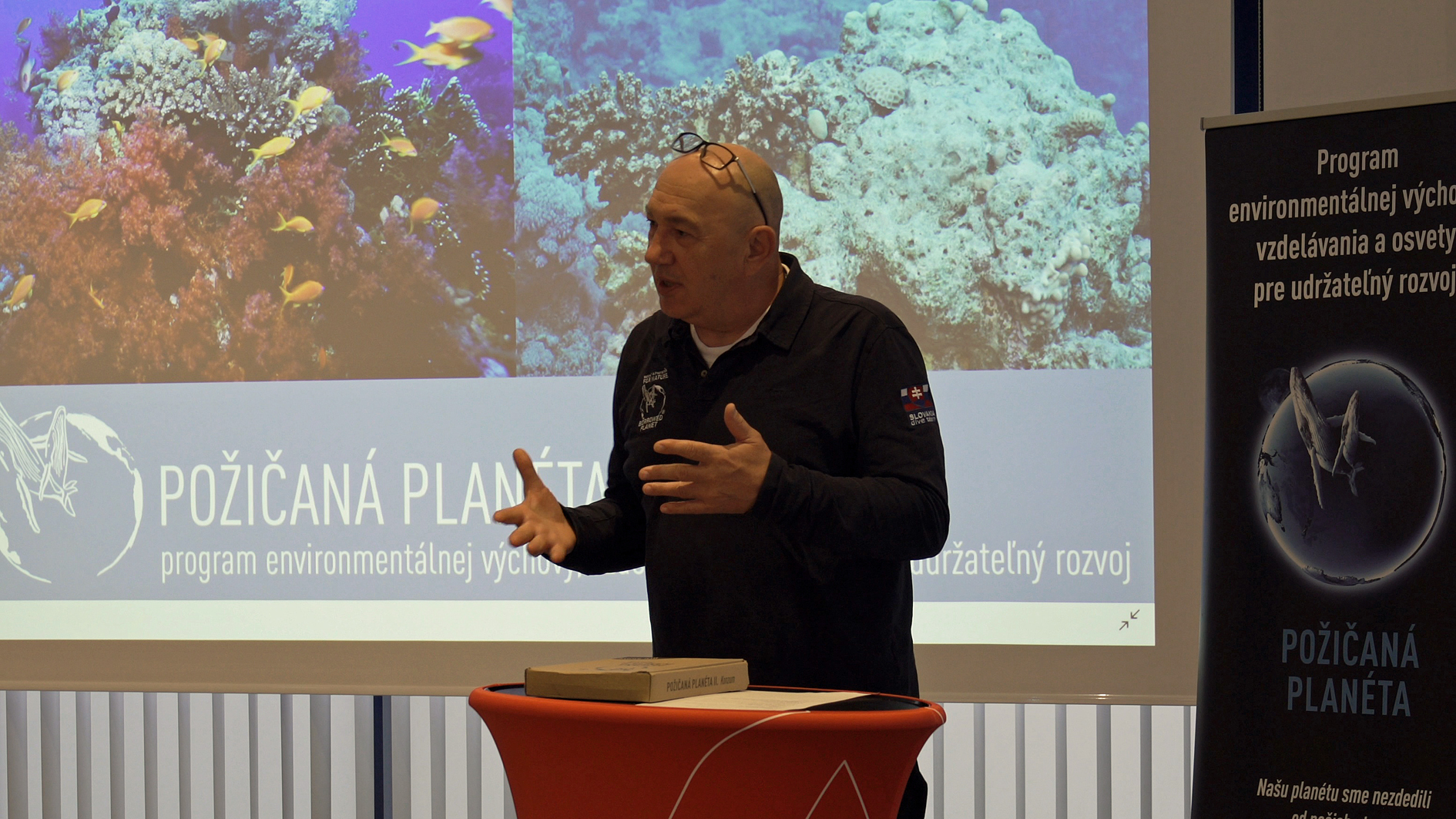 Prezentácia programu Požičaná planéta v aule UKF v Nitre